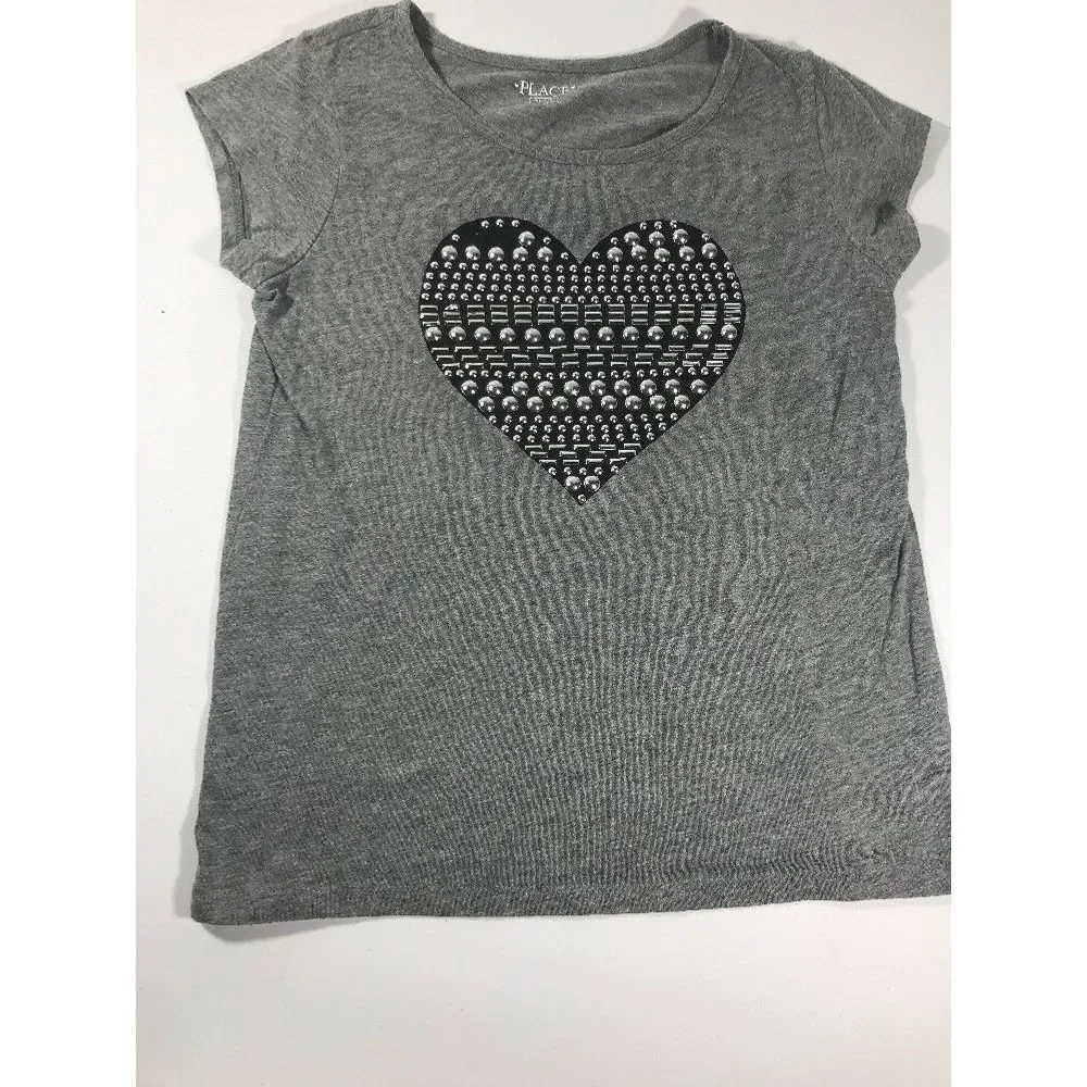 Childrens Place  Girls Studded T Shirt  Size Xlarge 14